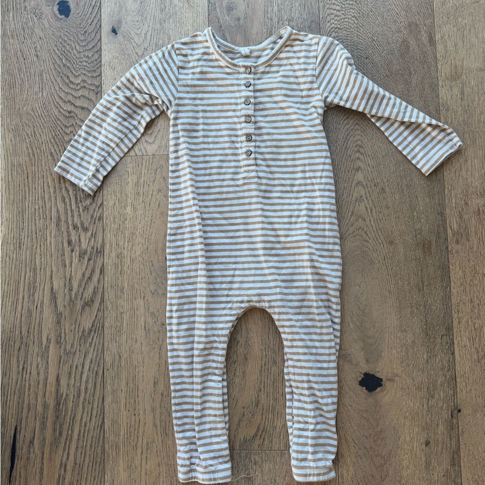 Quincy Mae striped romper 2-3